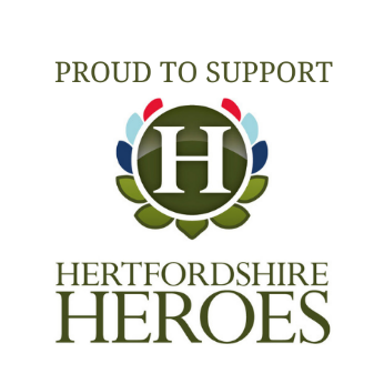Proud to support hertfordshire heroes
